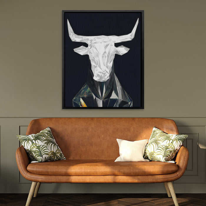 Corporate Bull Portrait - Luxury Wall Art