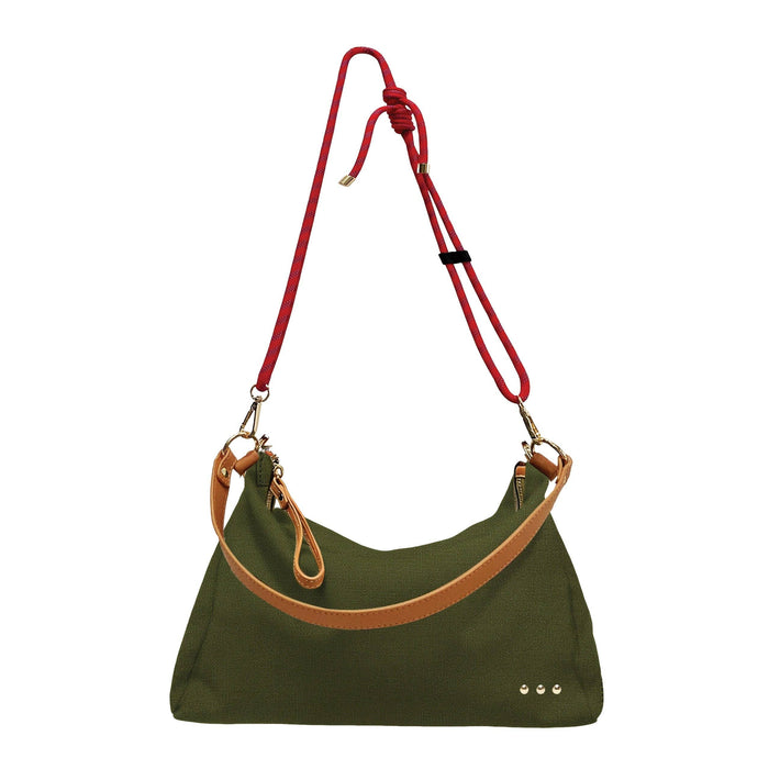 Cosette Canvas Shoulder Bag: Leopard