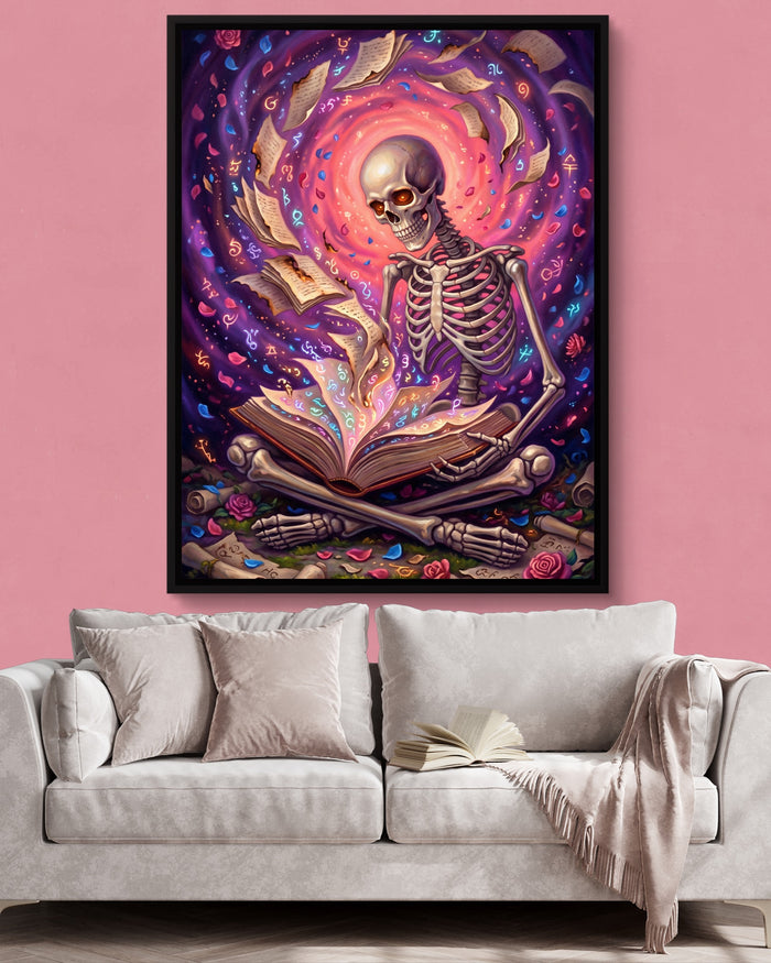 Cosmic Scholar — cosmic scholar psd pink wall pink couch 1port framed black