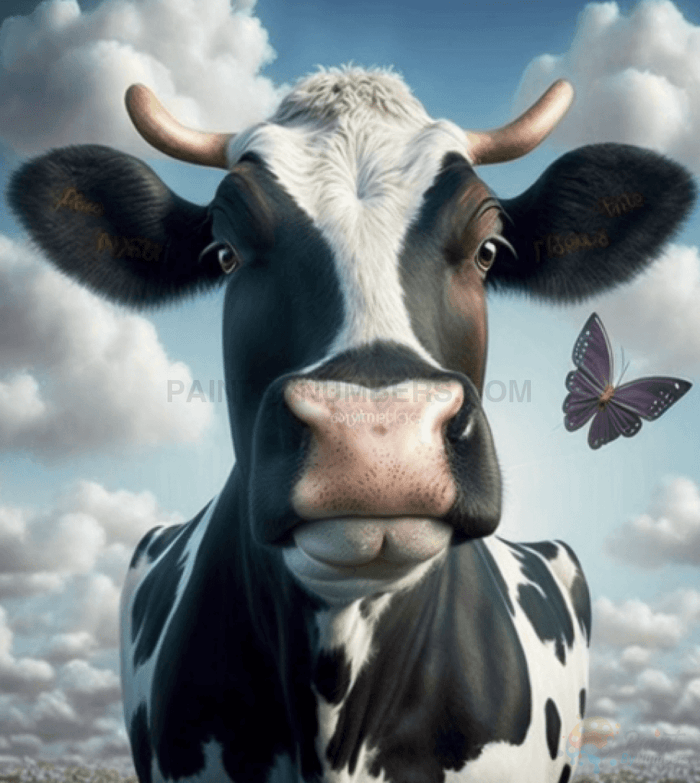 Cow In Love Paint By Numbers Kit