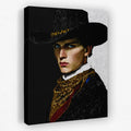 Cowboy Determined Look canvas wall art