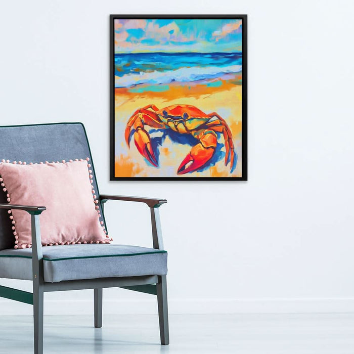 Crabby Beach - Large Canvas Print