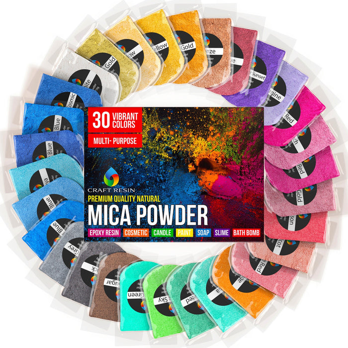 Craft Resin Mica Powder - 30 colours - Craft Resin EU