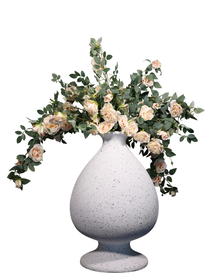 Cream Rose Bunch-30"
