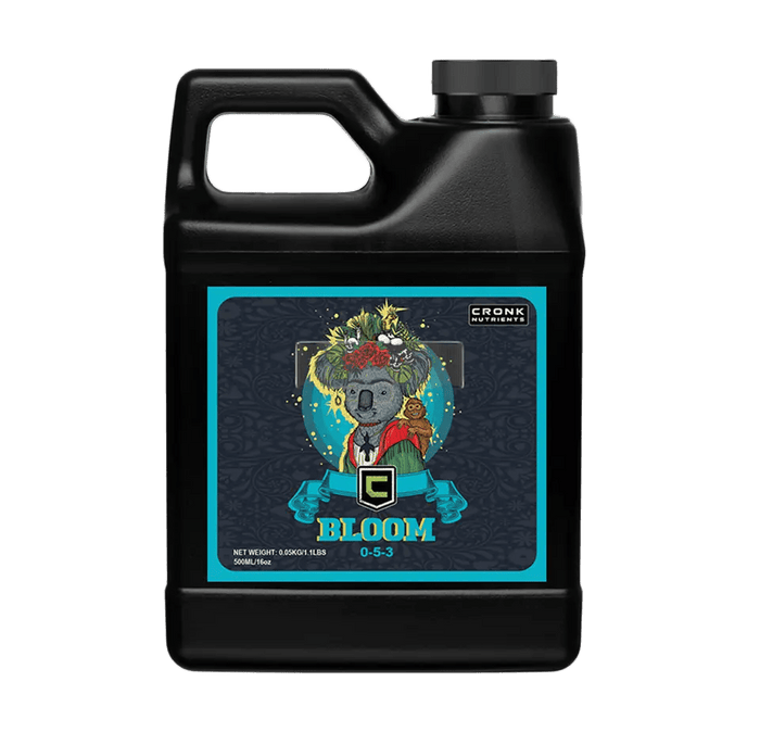 Cronk Nutrients Bloom Fertilizer 0 - 5 - 3 – Flower Power in a Bottle - Ed's Plant Shop