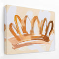 Crown Doodle - Crown Canvas Wall Art