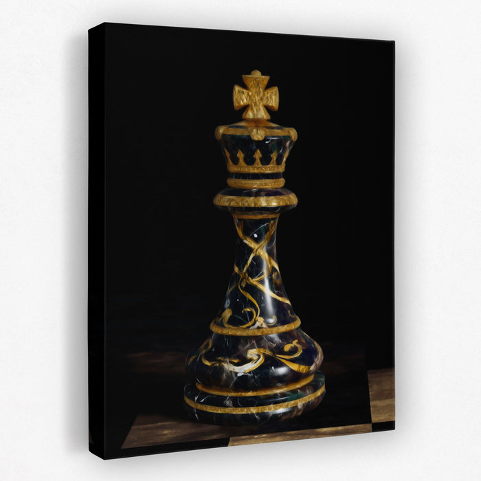 Crowned Chess Authority - Luxury Wall Art