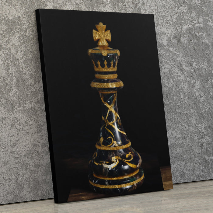 Crowned Chess Authority - Luxury Wall Art