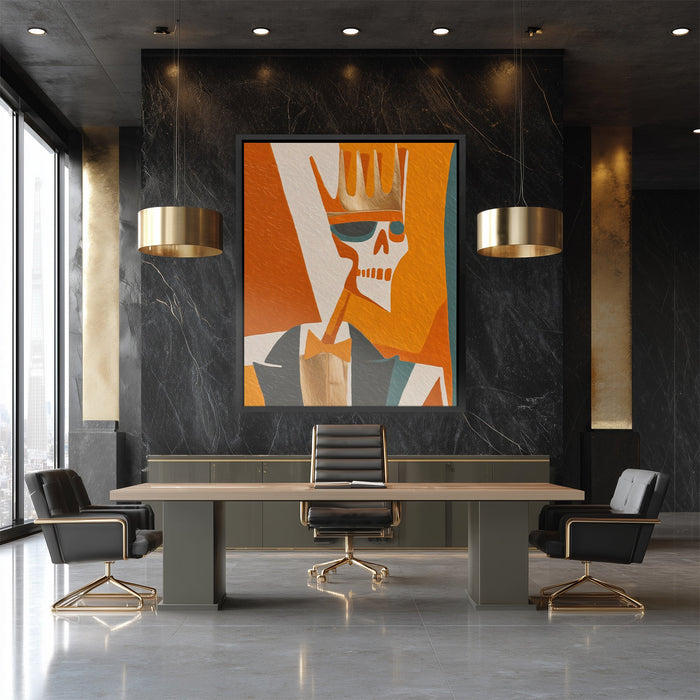 Crowned Death Executive II - Luxury Wall Art