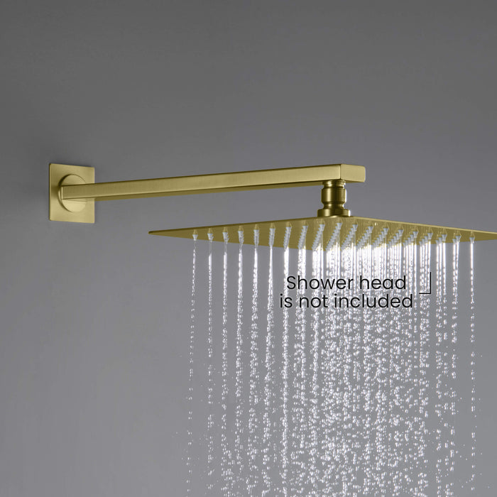 Cube 16" Wall Mounted Shower Arm SA1601-KB