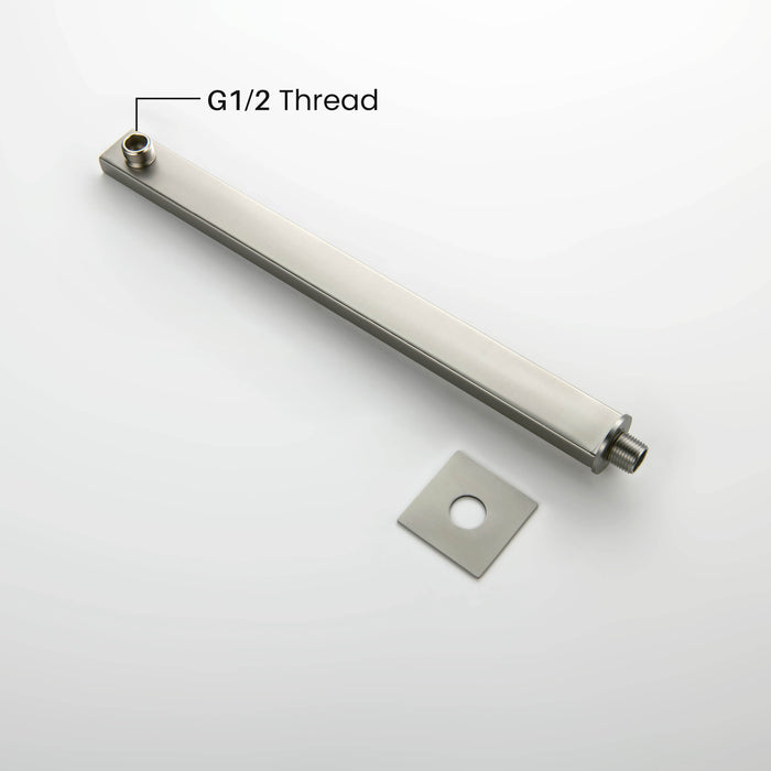 Cube 16" Wall Mounted Shower Arm SA1601-KB