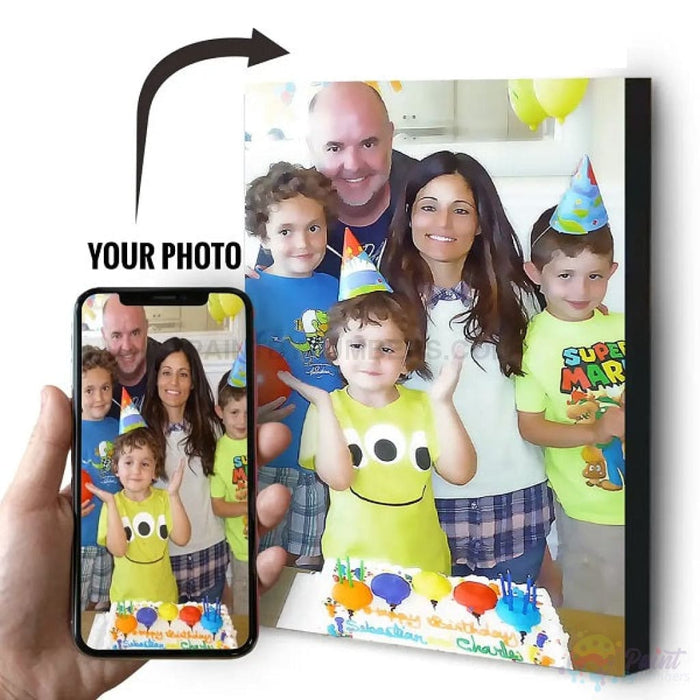 Custom Paint By Numbers Kit - Upload Any Photo 12X16In 30X40Cm