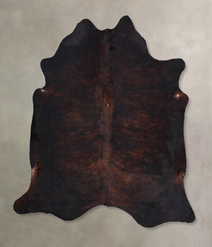 Dark Brindle Cowhide Rug #B8498