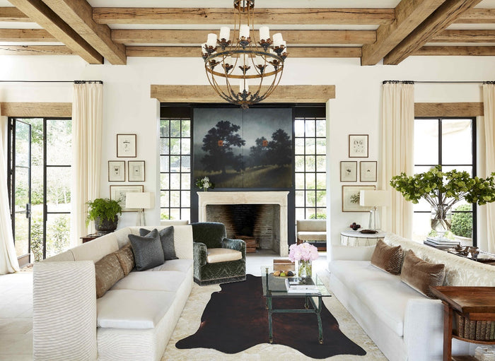 Dark Brindle Cowhide Rug #B8498