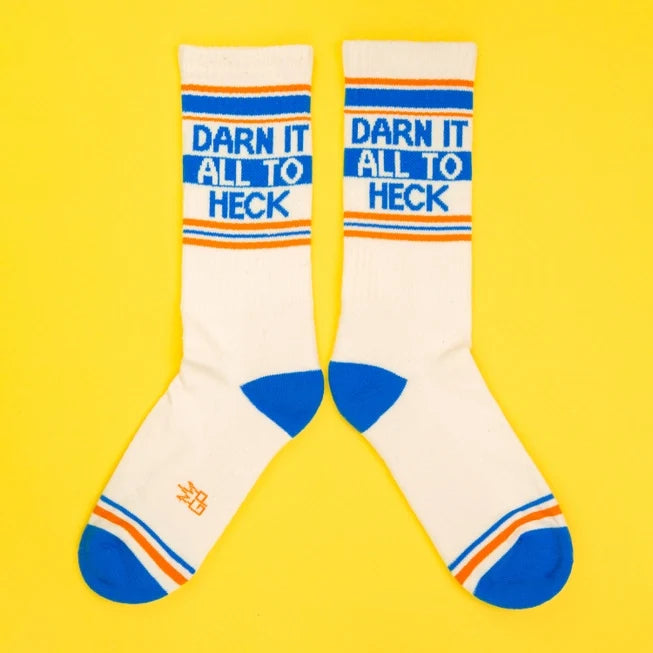 Darn It All To Heck Crew Socks