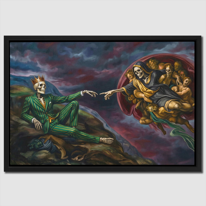 Death Sistine Moment canvas wall art, room view