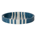 Decorative Inlaid Marbled Stripped Resin