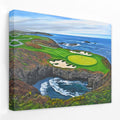 Difficult Par 4 - Coastal Canvas Wall Art