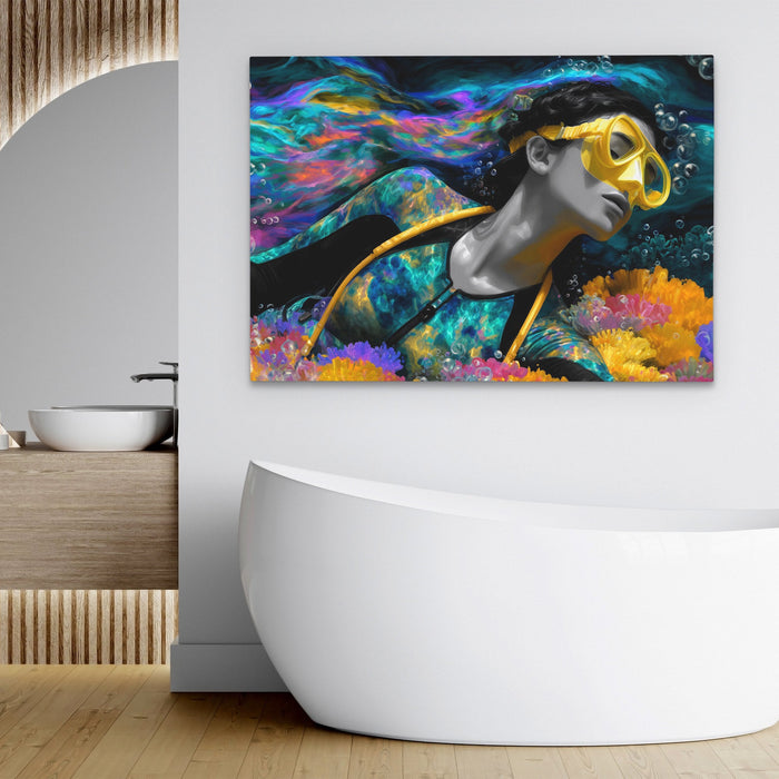 Divers Coral Haven - Luxury Wall Art