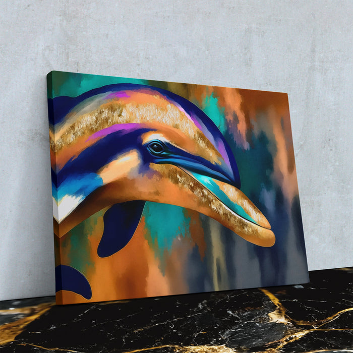 Dolphins Coral Dream - Luxury Wall Art