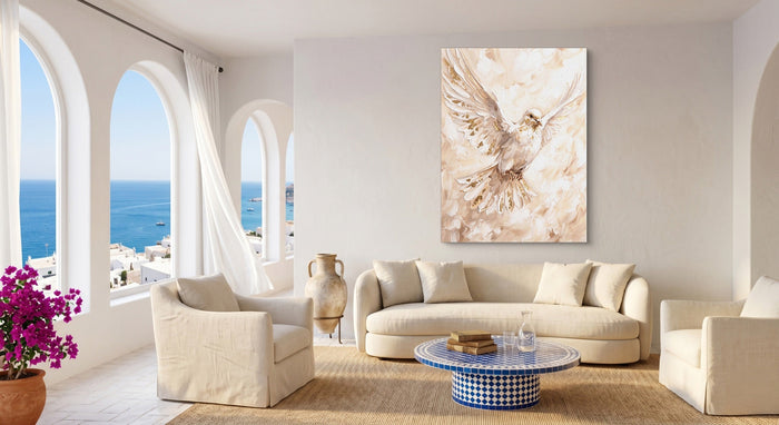 Dove's Ascent - Luxury Wall Art