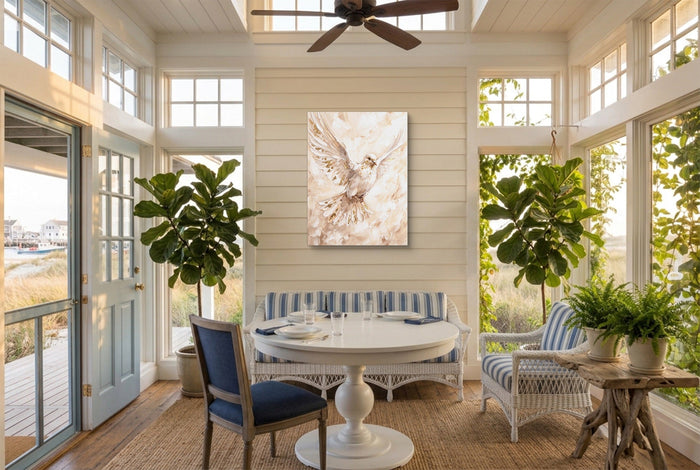 Dove's Ascent - Luxury Wall Art