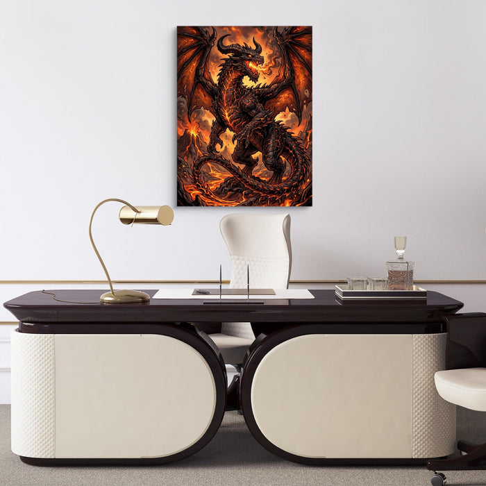 Dragon Molten Fury - Luxury Wall Art