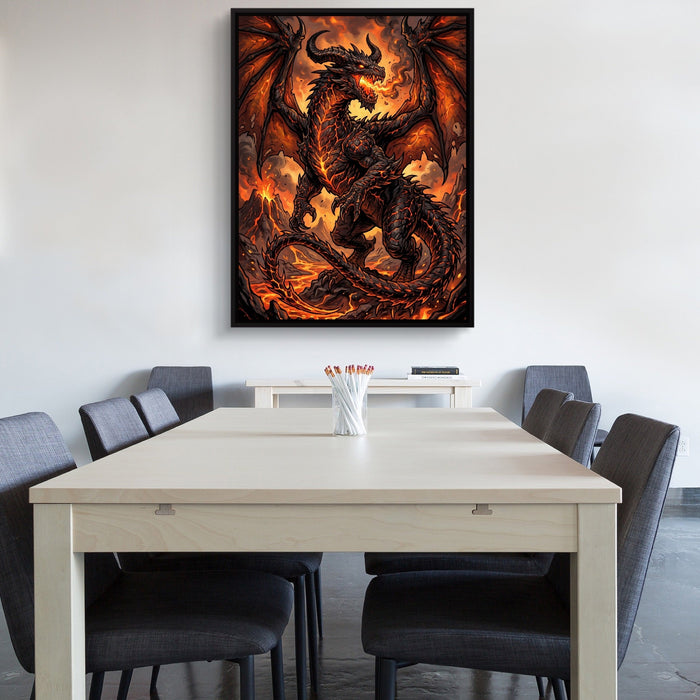 Dragon Molten Fury - Luxury Wall Art