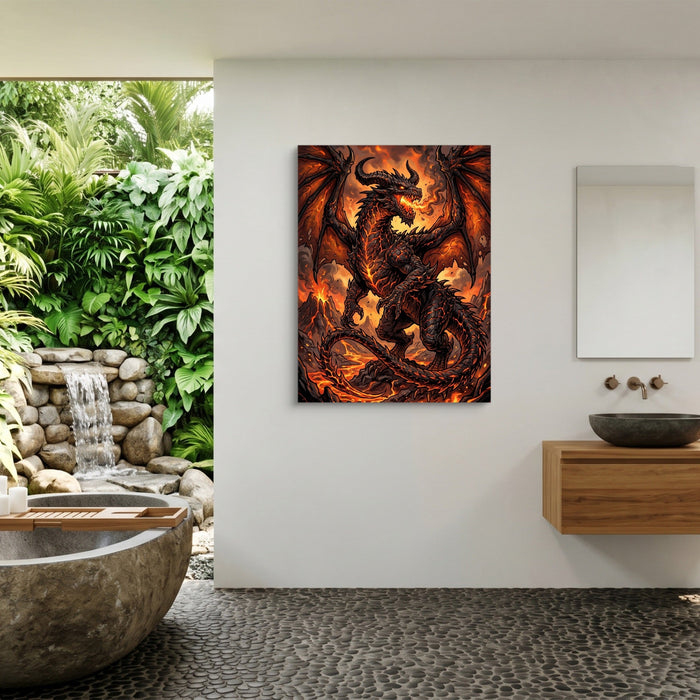 Dragon Molten Fury - Luxury Wall Art