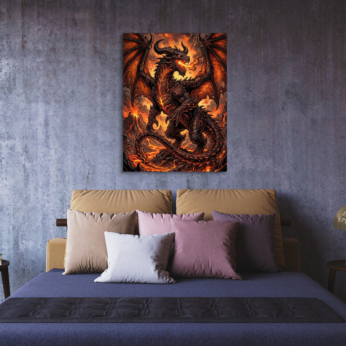 Dragon Molten Fury - Luxury Wall Art