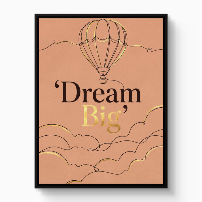 Dream Big Celestial-2 — dream big celestial 2 white studio framed black