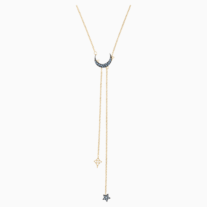 DUO:NECKLACE MOON Y MONT/CRY/MIX