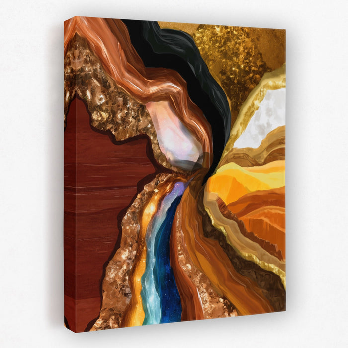 Earth Layers Reverie canvas wall art