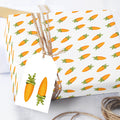 Easter Carrot Garden Wrapping Paper Sheets