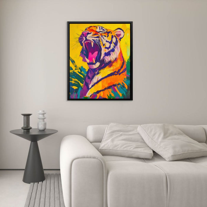 Echo of the Wild - Colorful Canvas Wall Art