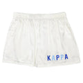 Embroidered Satin Shorts- Kappa Kappa Gamma