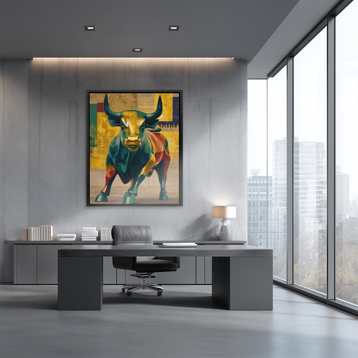 Emerald Market Charge - Luxury Wall Art