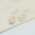 Encompassing Moonstone Drop Dangle Earrings