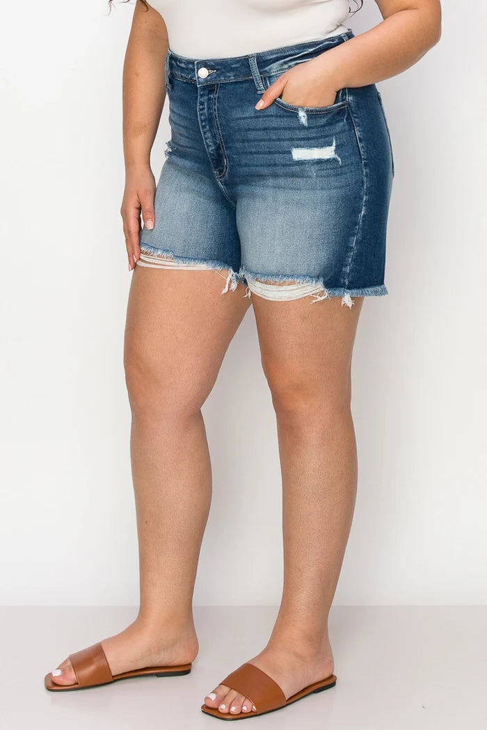 Erica High Rise Stretch Short - Extend Sizes