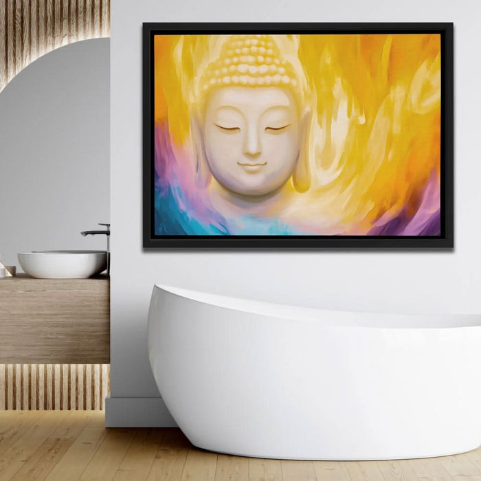 Eternal Glow - Purple and Gold Art for Bedroom