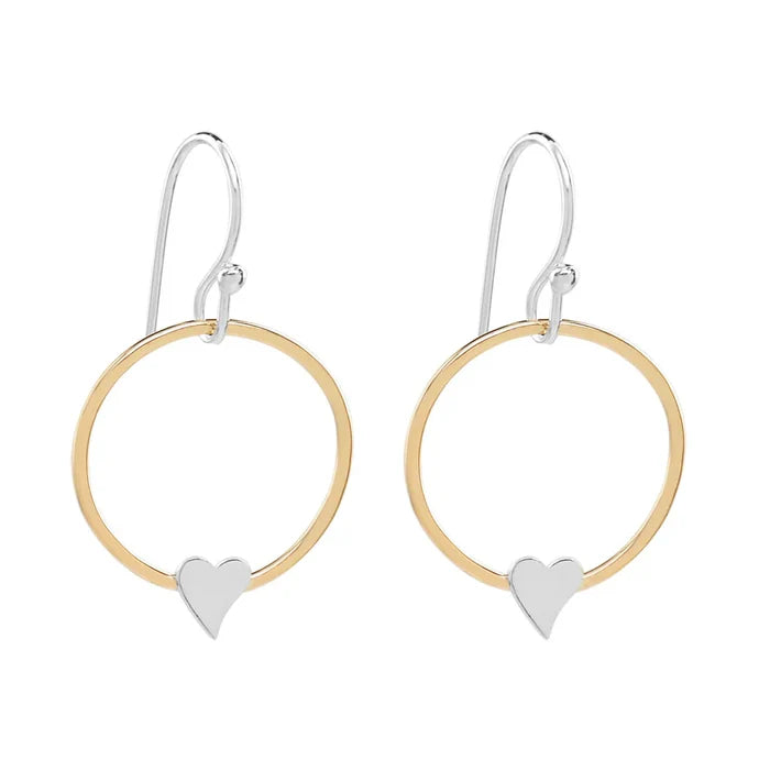 Eternity Heart Earrings
