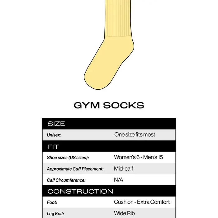 Everything Hurts and I'm Dying Gym Crew Socks