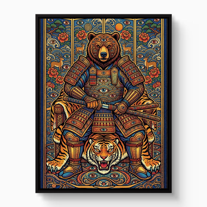 Eyes of the Samurai — eyes of the samurai white studio framed black