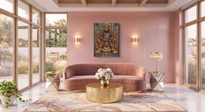 Eyes of the Samurai — eyes of the samurai pink living room 1port flush print