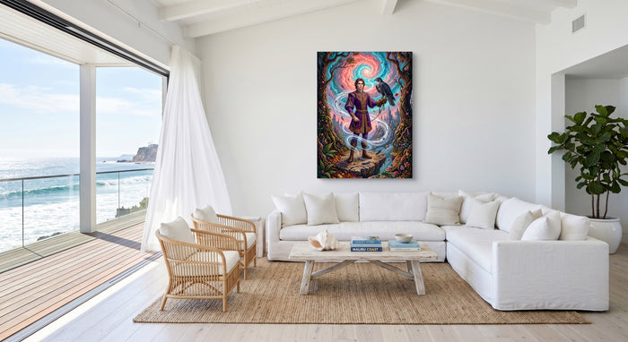 Falconer's Cloud Summit — falconer's cloud summit beachside villa 1port flush print
