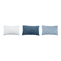 Faux Fur Quilted Lumbar Pillow