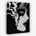 Feminine Silhouette Dark canvas wall art