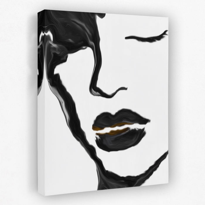 Feminine Silhouette Graphic canvas wall art