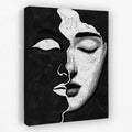 Feminine Visage Line canvas wall art