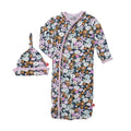 finchley modal ruffle gown & hat